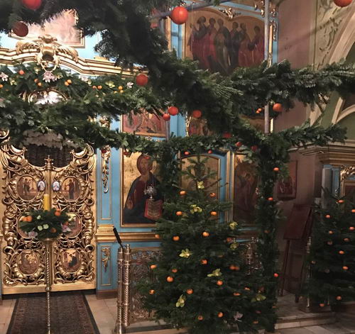 Фото: В праздник Рождества Господа Бога и Спаса нашего Иисуса Христа