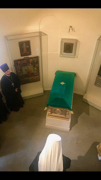 Галерея: Божественная Литургия в Архангельском соборе Московского Кремля.