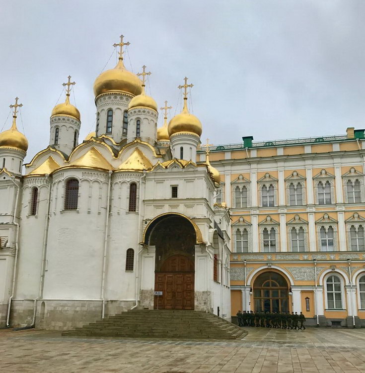 Галерея: Божественная Литургия в Архангельском соборе Московского Кремля.
